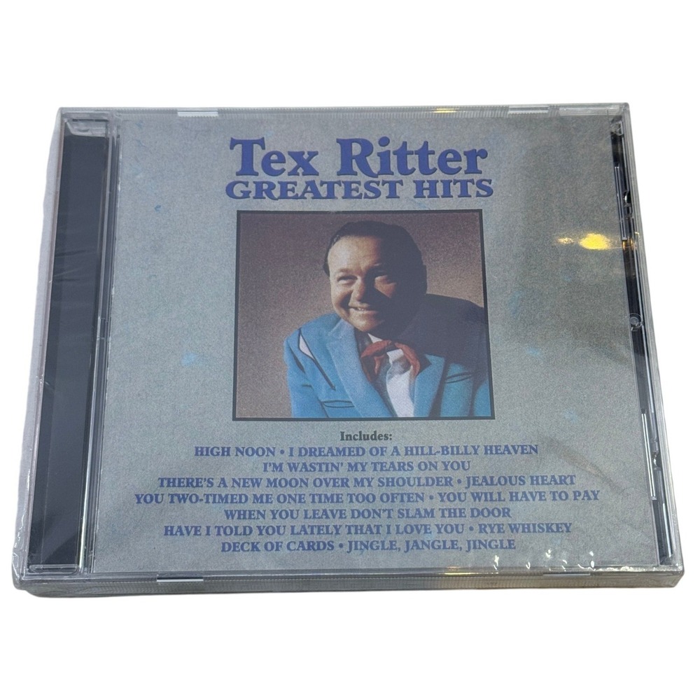 Tex Ritter Greatest Hits CD Curb Records Country High Noon Sealed New